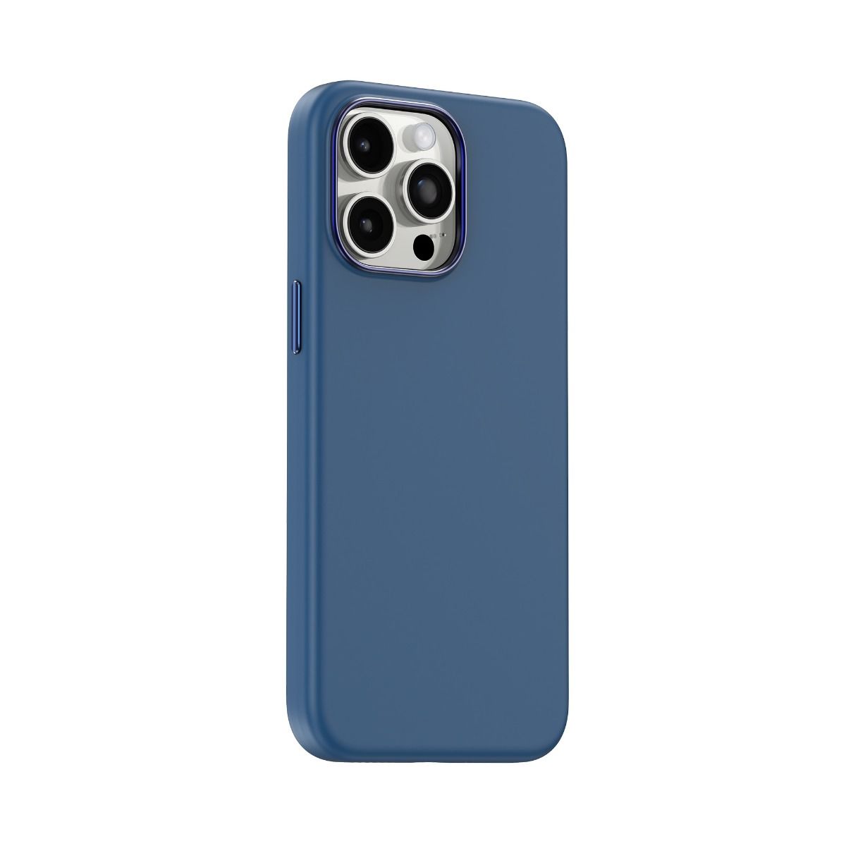 Asli Global iPhone 15 Pro Max Silicone MagSafe Cover |Blue Asli Global iPhone 15 Pro Max Silicone MagSafe Cover |Blue